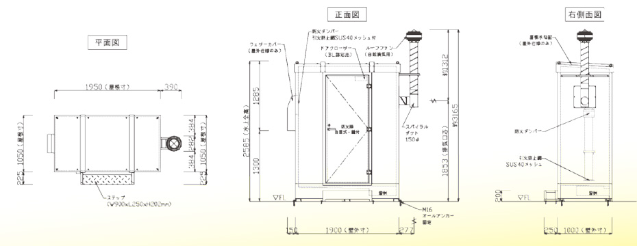 0.5坪モデル